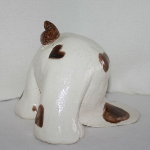Digging Dog Garden Statue Lawn Decor - Hand Made Ceramic - Picture 2 of 11