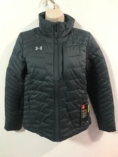 Under Armour Coldgear Reactor Women's Size XS Stealth Grey Insulated Jacket 200