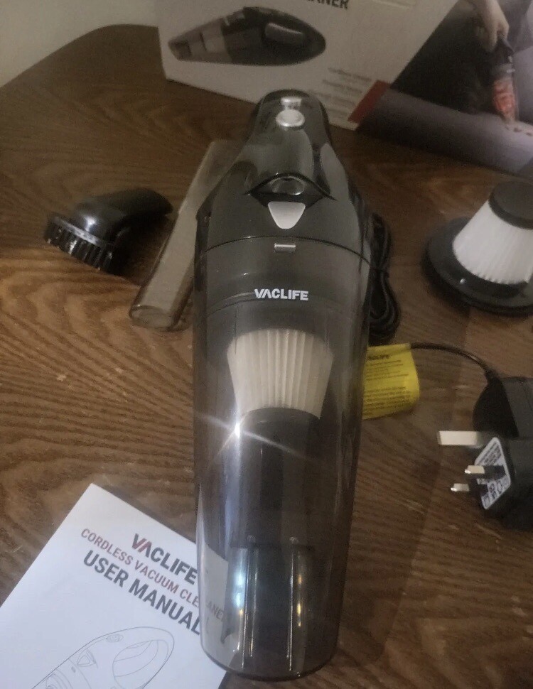 VacLife VL189 Black/Silver Handheld Vacuum Cleaner eBay
