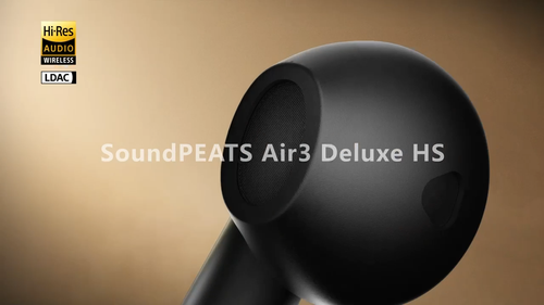 SoundPEATS Air3 Deluxe HS Wireless Earphone Hi-Res Audio 5.3 Bluetooth Earbuds - Video 1 of 1