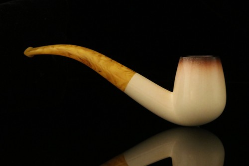 srv - Lee Van Cleef Block Meerschaum Pipe with fitted case M3238 - Picture 3 of 10
