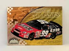 Jeff Burton 2000 Maxx Fantastic Finishes All Gold & Silver Foil Insert Card #FF6