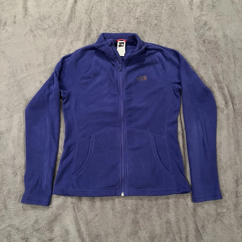 north-face fleece full zip liner w/pockets jacket