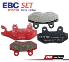 EBC Bremsbel&auml;ge SET Vorne + Hinten f&uuml;r Hyosung XRX 125 Supermoto 07-09