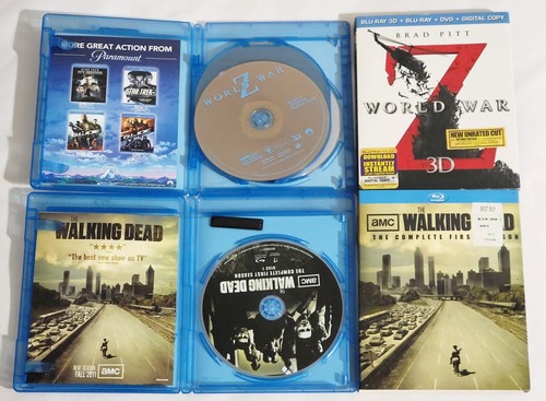 World War Z 3D, Walking Dead Season 1 Bluray, Hot Fuzz & Shaun Of The Dead DVD - Picture 4 of 6