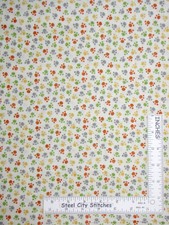 Animal Paw Print Footprint Fabric By the Yard Cotton by QT Jungle Buddies B