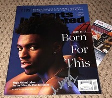 EMONI BATES SIGNED SPORTS ILLUSTRATED MAGAZINE BASKETBALL JSA AUTOGRAPH AUTO SI