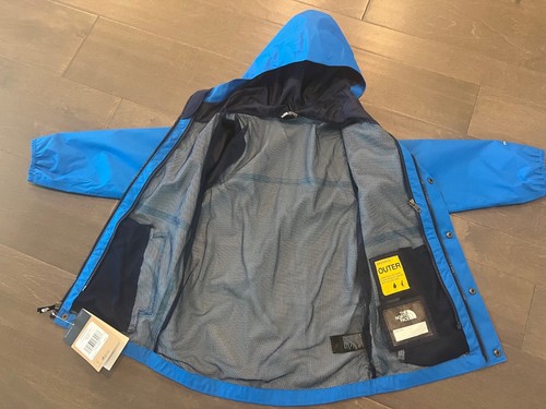 THE NORTH FACE Boy's XS/6 Parka Dryvent Mountain Snapper navy full zip hooded - Picture 3 of 5