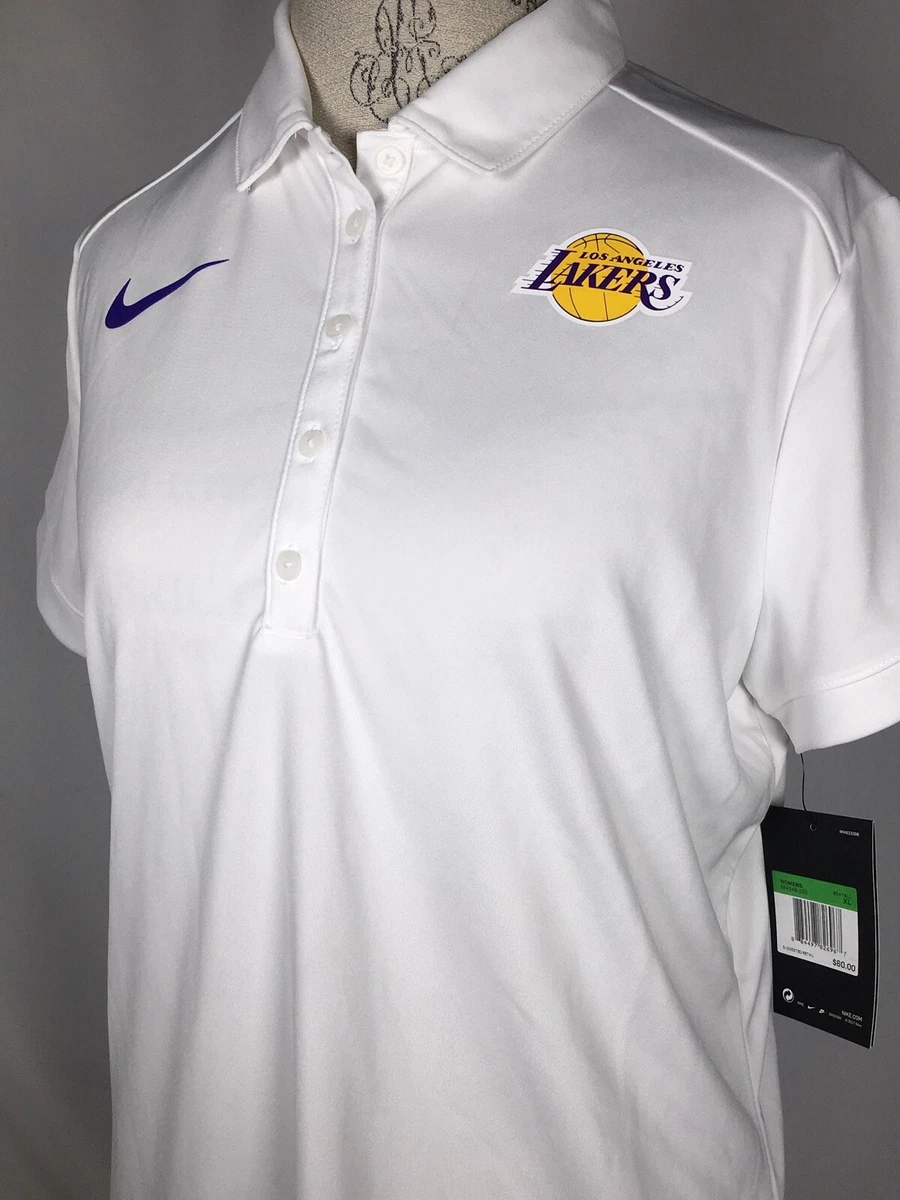 NWT Authentic NIKE NBA LA LAKERS Black Dri-Fit Women's Jersey Dress Size L