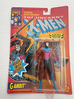 Vintage Marvel GAMBIT The Uncanny X-Men ToyBiz Action Figure 1993 * SEALED!