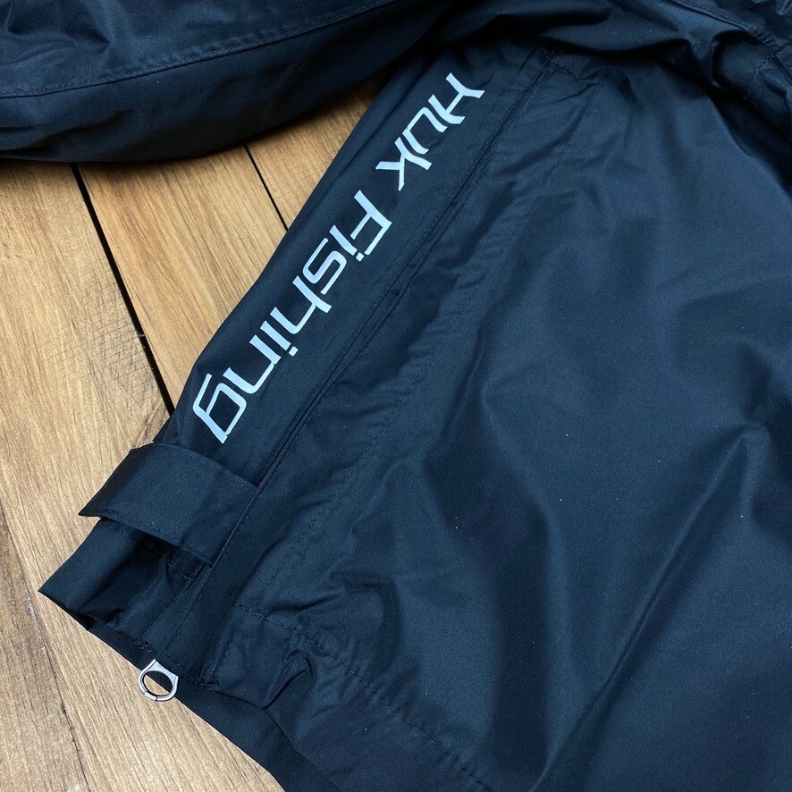 HUK Performance Fishing CYA Waterproof Black Packable Rain Pants Men's