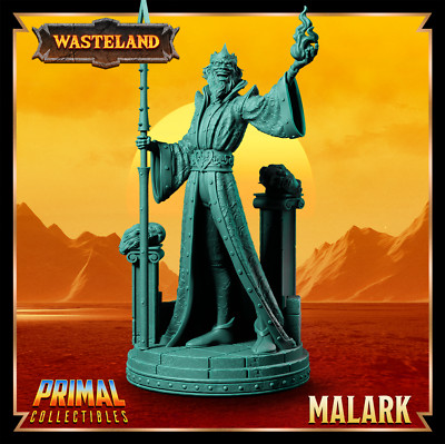 Primal Collectibles: Zauberer Malark  - D&D Miniatur - 32MM - RPG - Tabletop