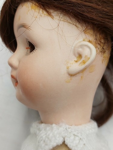 Max Oscar Arnold Welsch 17" Socket head bisque doll Germany - Picture 5 of 12