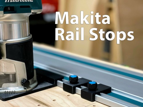 Makita Guide Rail Limit Stops - Pair of 