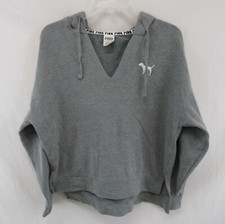 PINK Victoria's Secret Women's Dog-Design Pullover Hoodie Size XS B661
