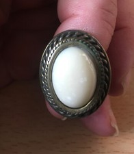 ausgefallener vintage ring messing verstellbar