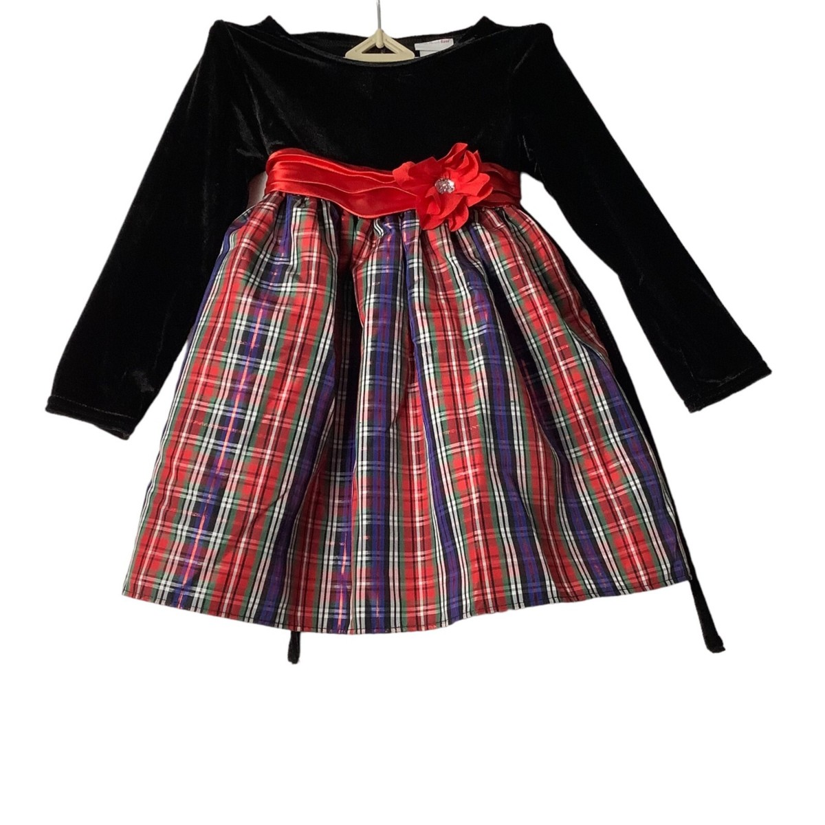sweet heart rose christmas dress SWEET HEART ROSE RED HOLIDAY CHRISTMAS DRESS SIZE 24 MONTHS GORGEOUS