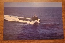 U.S.S. Patrick Henry SSN-599 Fleet Balistic Missile Submarine. Postcard