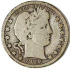 1909 P Barber Silver Quarter ☆☆ Circulated ☆☆ Great Set Filler 321