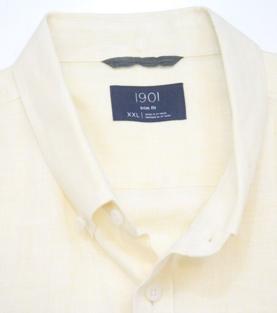 1901 trim fit dress shirt NWOT 1901 Mens Trim fit Button up shirt size 16 white B6