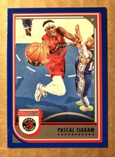 2022-23 NBA Hoops Pascal Siakam Blue Parallel #40 Toronto Raptors 