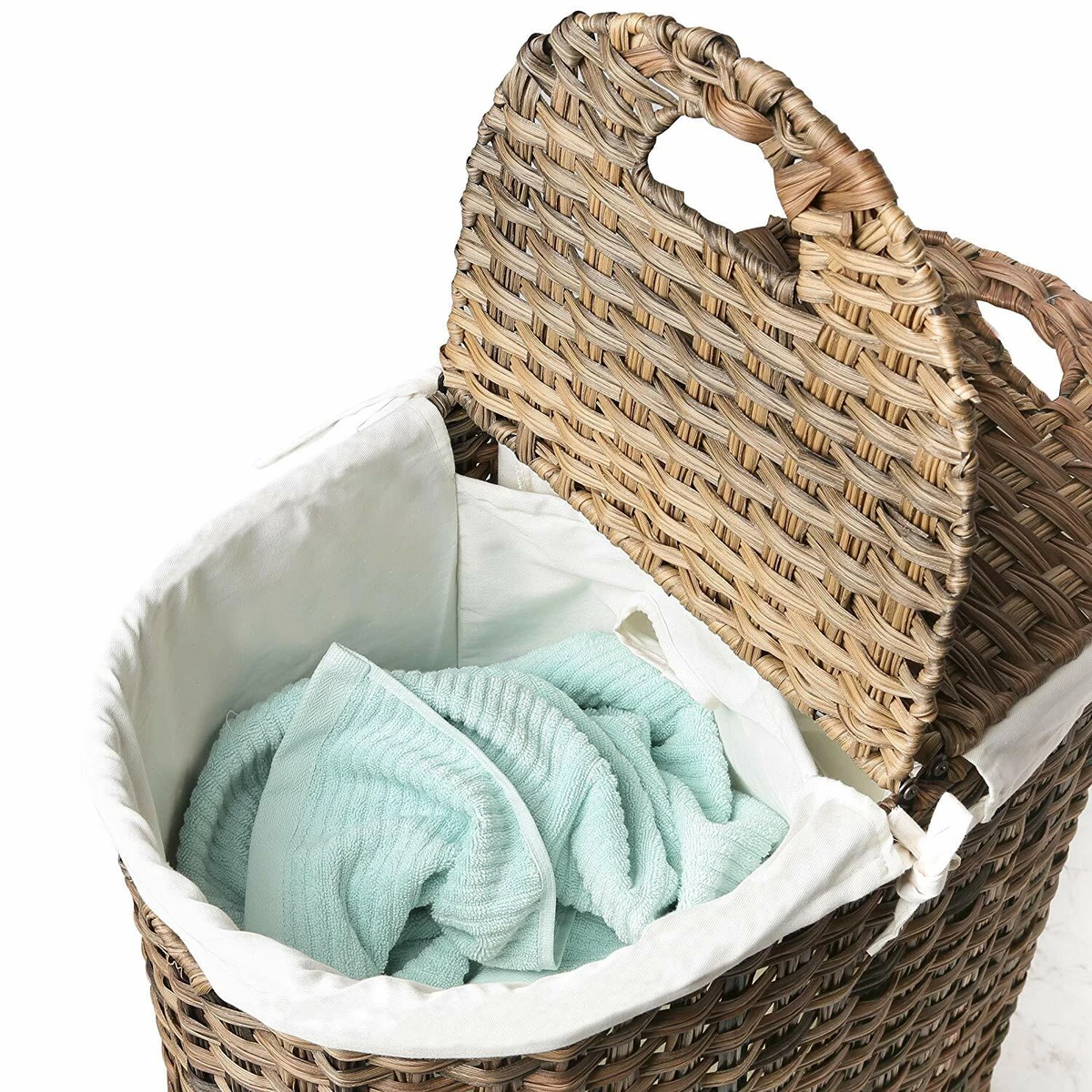 Two sided cheap laundry basket