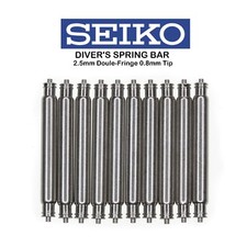 NEW SEIKO 10PC 22mm 2.5mm Fat Spring Bars SEIKO PROSPEX Non Magnetic Stainless O