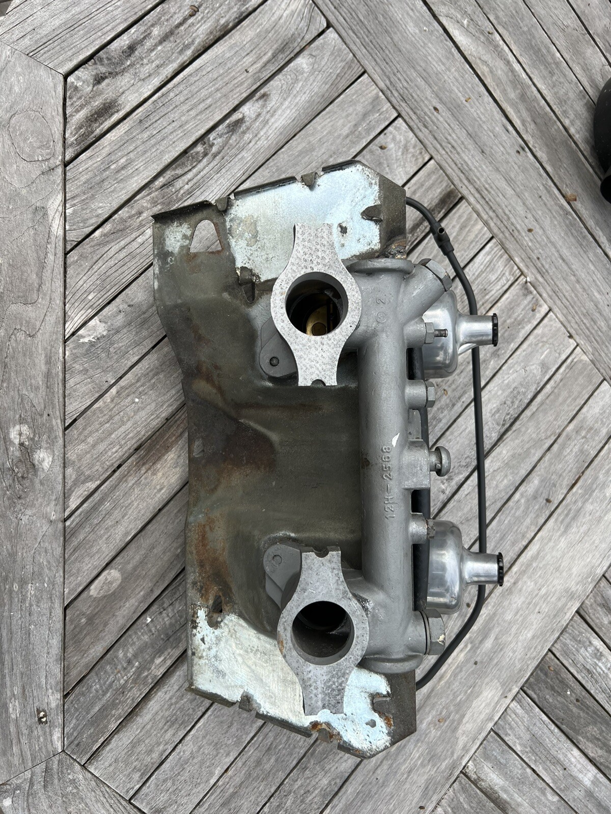 MGB SU Dual Carburetors with Manifold, Heat Shield, Throttle and Air Cleaners eBay