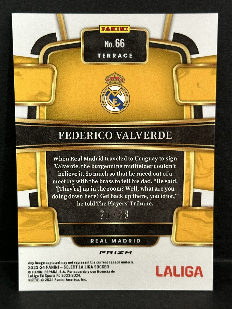 2023-24 Panini Select La Liga Real Madrid Federico Valverde