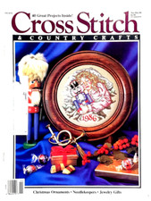 Needlecraft Stitchery Magazine Vintage 1986 CROSS STITCH & COUNTRY CRAFTS