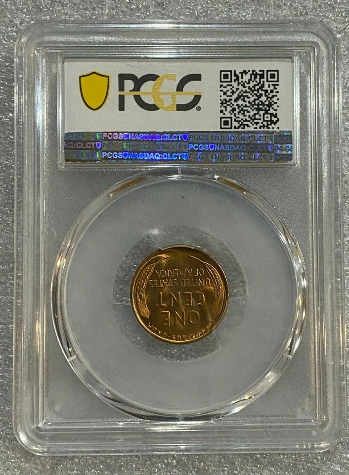 1934 Lincoln Wheat Cent  PCGS MS 65 RD  ~~ BLAZING LUSTER ~~ (496) - Image 3 of 3