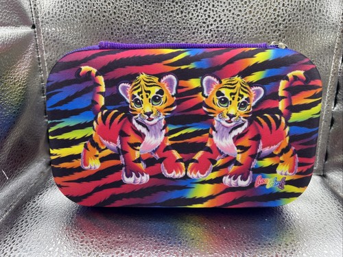 Lisa Frank Tigers Stripe Forrest Pencil School Supplies Zip Up Carrying Case