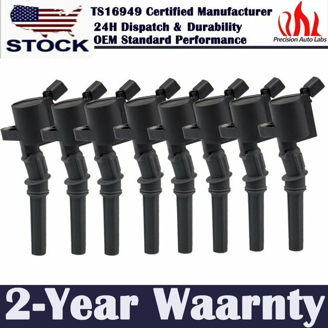 Ignition Coils Pack For Ford F150 F250 F550 E150 E250 E350 E450 4.6/5