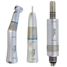 BEING Dental Low Speed Handpiece Air Motor LED Fiber Optic Contra Angle Straight