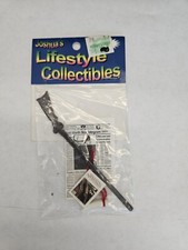 Vintage Miniature Toy Rifle Gun - Single Shot Lever Action Newspaper Western