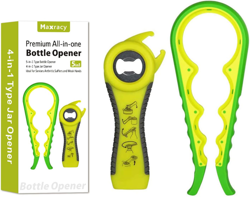 Easy-Twist Jar Opener: Maxracy Effortless Lid Opening for Weak Hands & Arthritis