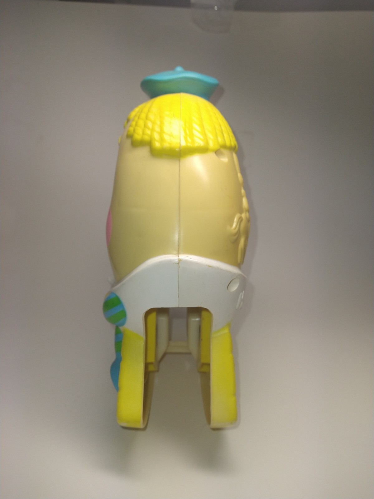 Vintage Mattel Humpty Dumpty Musical Crib Rail Rocker Action Toy 1983