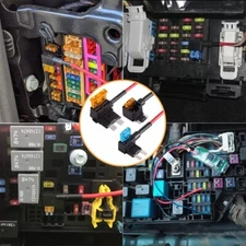 5pc pack Add A Circuit copper Blade Fuse Box Holder ACS ATO ATC Piggyback Tap US