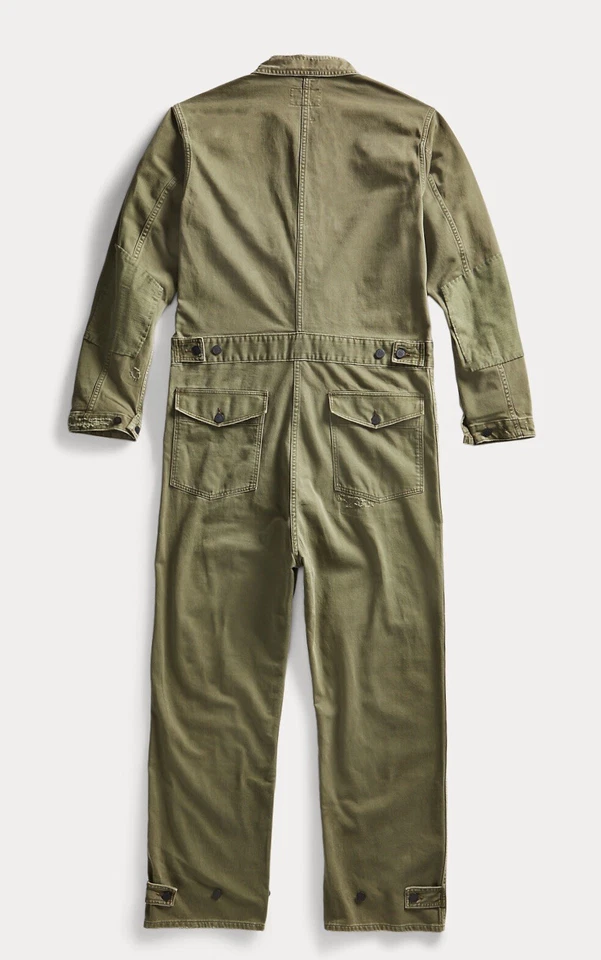 RRL Ralph Lauren Vintage Inspired Repaired Japanese Cotton Coverall- XS - Image 2 of 3