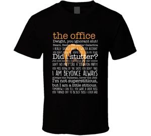 Ripple Junction The Office Mens Dwight Silhouette False T-Shirt