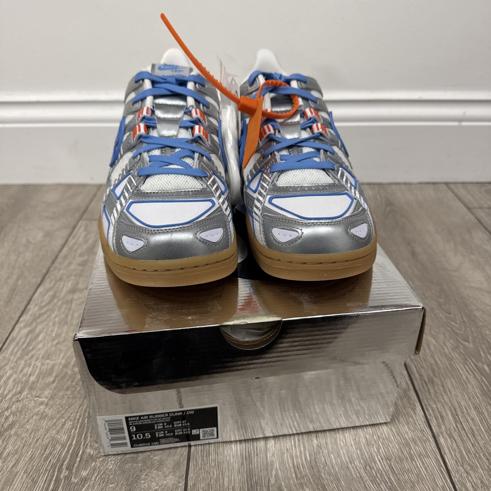 OFF WHITE X NIKE Nuove Nike Air Rubber Dunk x Off White University Blue 2020 UK8 CU6015100