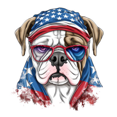 Englische Bulldogge Auto Aufkleber 9X9 Cm Hunde Sticker