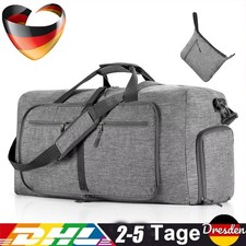  65L Reisetasche Faltbare Groß Sporttasche H...