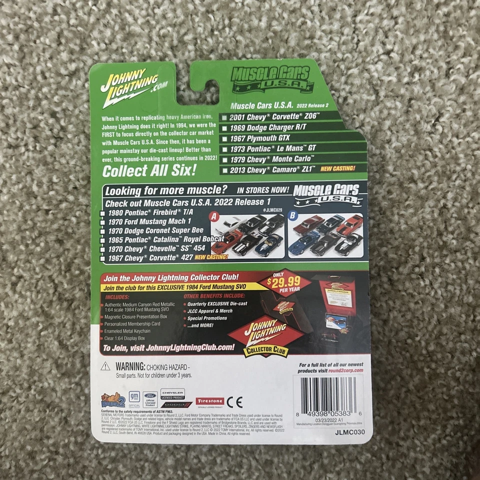 Johnny Lightning 1967 Plymouth GTX White Lightning Chase Muscle Cars EE. UU. Foto 2 de 2