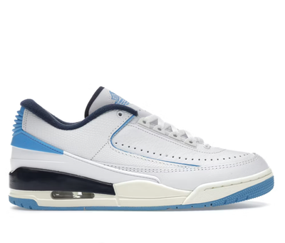 Nike Air Jordan 2/3 UNC White Blue Black FD0383-144 Mens New | eBay