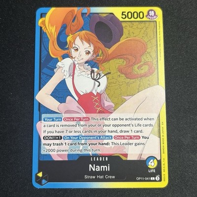 Nami OP11-041 - One Piece TCG - NM Near-Mint English Leader
