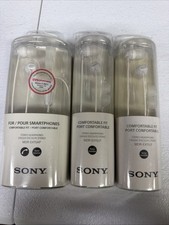 Sony Fashionable In-Ear Wired Headphones - White MDR-EX15LP All 3