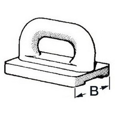 CURSORE NYLON RANDA 16 MM ACCESSORI BARCA VELA NAUTICA