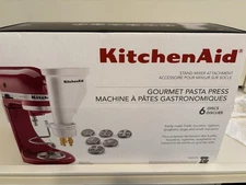 KitchenAid KSMPEXTA Gourmet Pasta Press Attachment with 6 Interchangeable Pas...