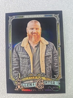 Wes Bergmann  Sp Chrome Black Refactor  2025 Topps Allen And Ginter X Black